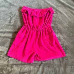 Hot Pink Romper